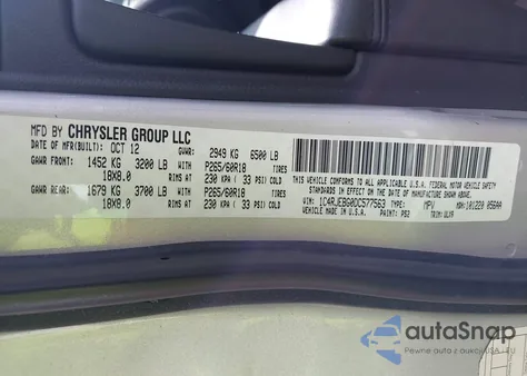 2013 Jeep Grand Cherokee Limited from USA, damaged, VIN 1C4RJEBG0DC577563